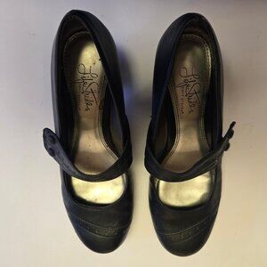 LifeStride Soft System, Black Heels with Strap, size 6.5